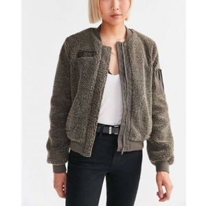 BDG Teddy Bomber Sherpa Jacket